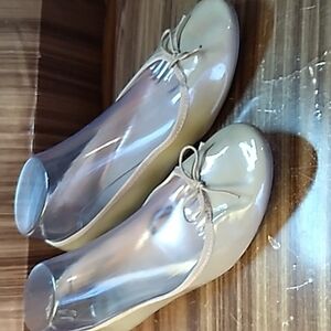 H&M tan ballerina slippers 8